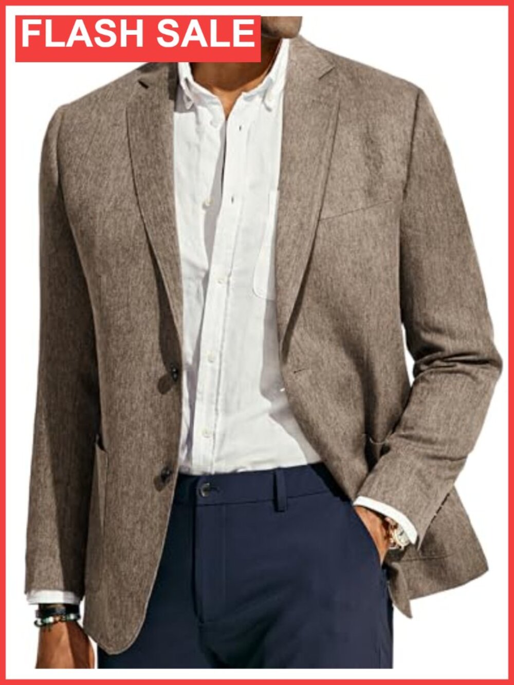 Men's Lightweight Casual Sport Coat Blazer Regular Fit